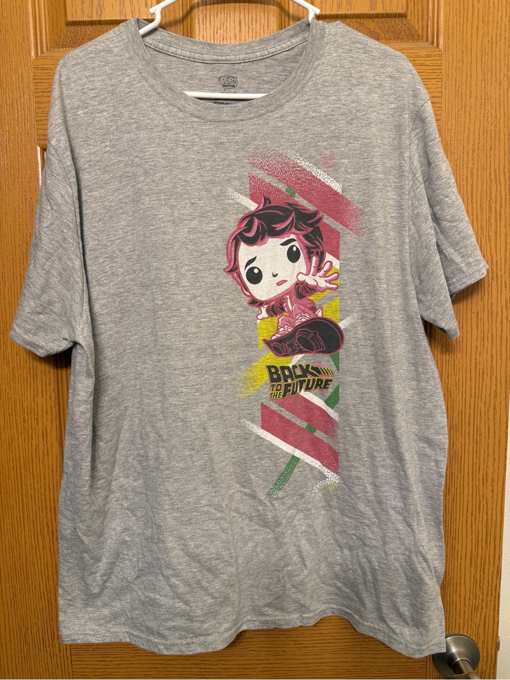 Funko Pop! Back to the Future Gray Graphic Tee